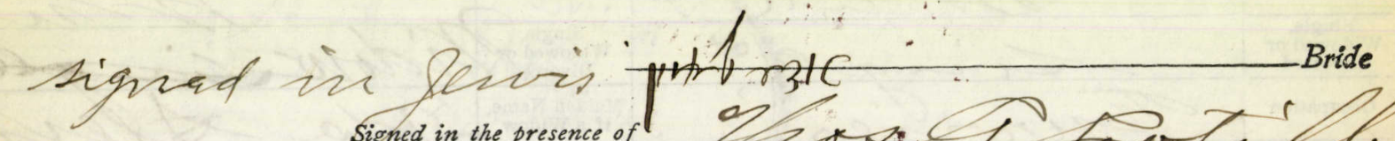 Ida Levine signature