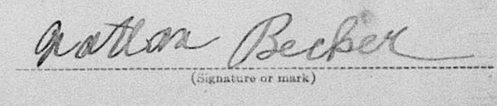 Nathans signature 1917