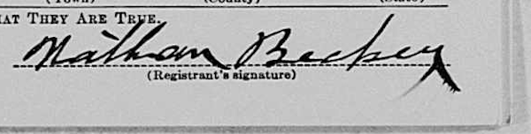 Nathans signature 1941